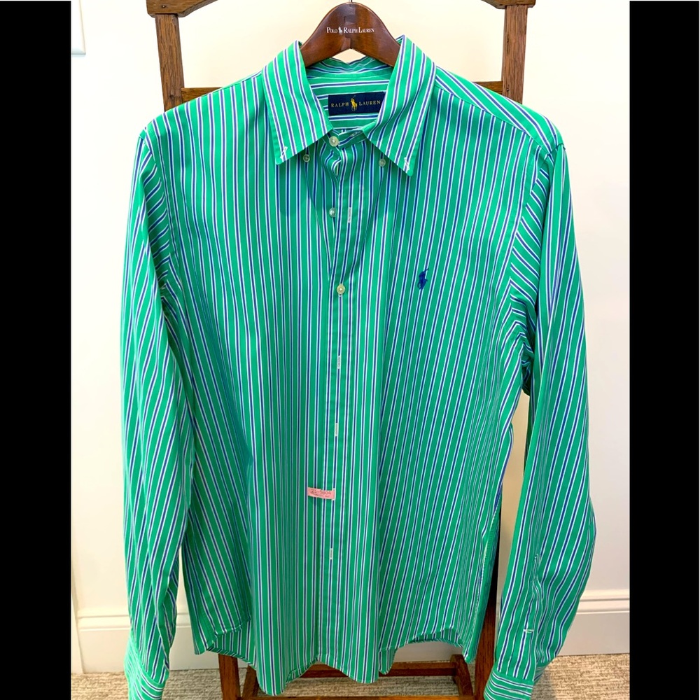 Long Sleeve Polo Shirt - Dry Cleaned